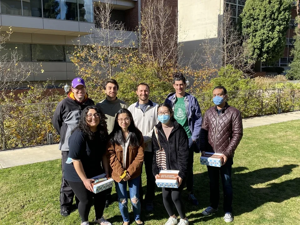 End of rotation lunch for Melissa