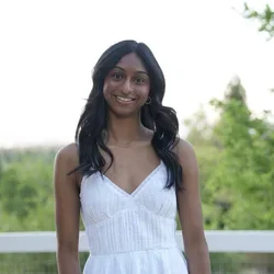 Hasini Menta, freshman researcher